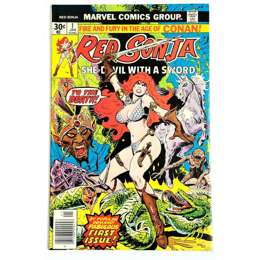 RED SONJA #‎ 1 - (1977) MARVEL COMICS - SHE-DEVIL WITH A SWORD